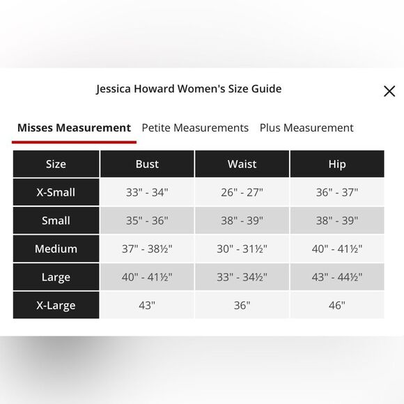 NWT SZ S Jessica Howard 3/4 Sleeve Red w/Black Scroll Sweater Dress - Picture 5 of 11